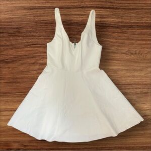 Kimchi Blue Sleeveless White Cocktail Dress